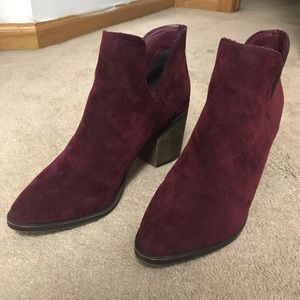 Burgundy Booties